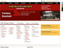 Tablet Screenshot of head2head.com
